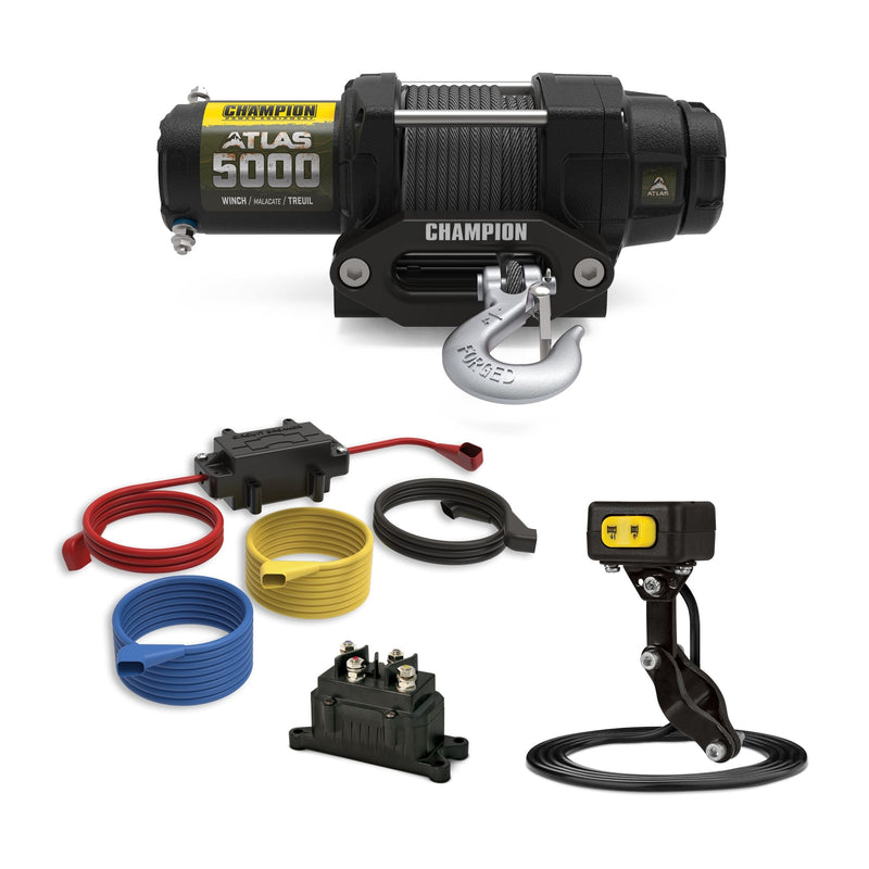 Champion Synthetic Winch Kit, 5000-lb S0