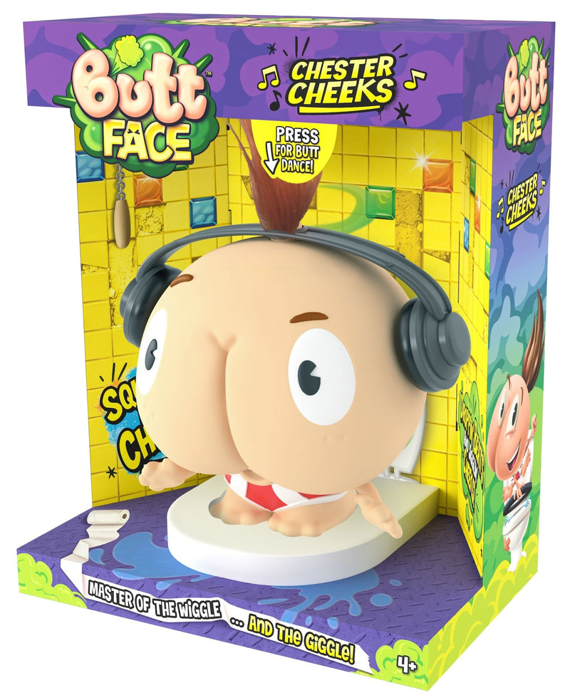 Chester Cheeks Butt Face Interactive Farting Toy T5