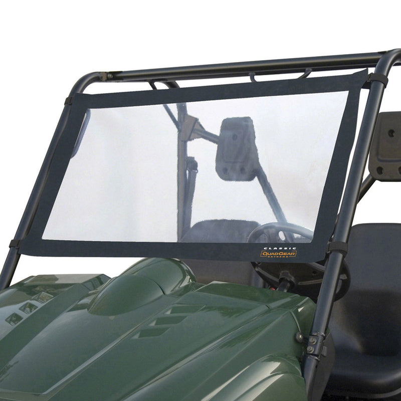 Classic Accessories 78627 QuadGear UTV Windshield for Kawasaki Mule 2500/3000 & Polaris Ranger, Black P2