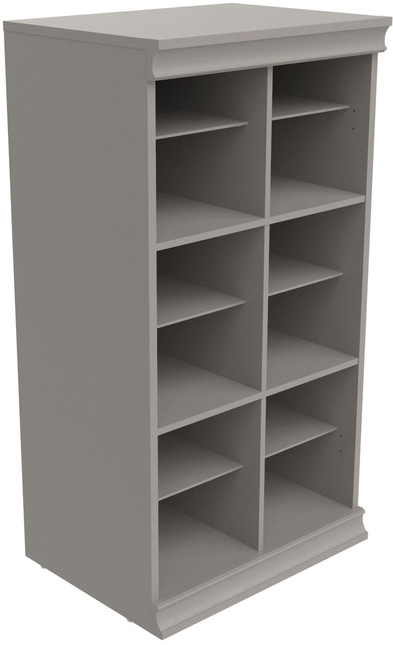ClosetMaid Modular Adjustable Divided Storage Shelves/Unit, Taupe Z8