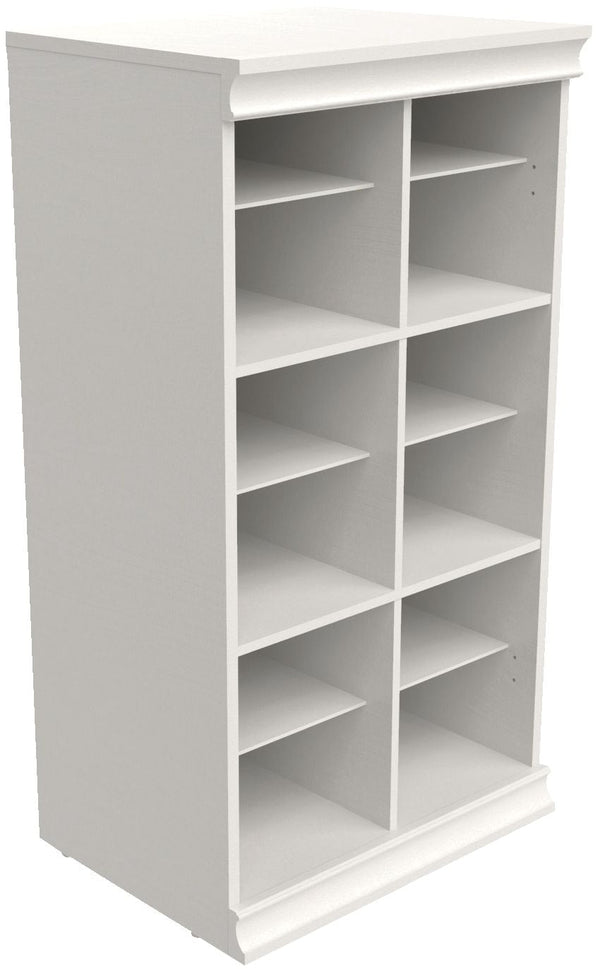 ClosetMaid Modular Adjustable Divided Storage Shelves/Unit, White R5