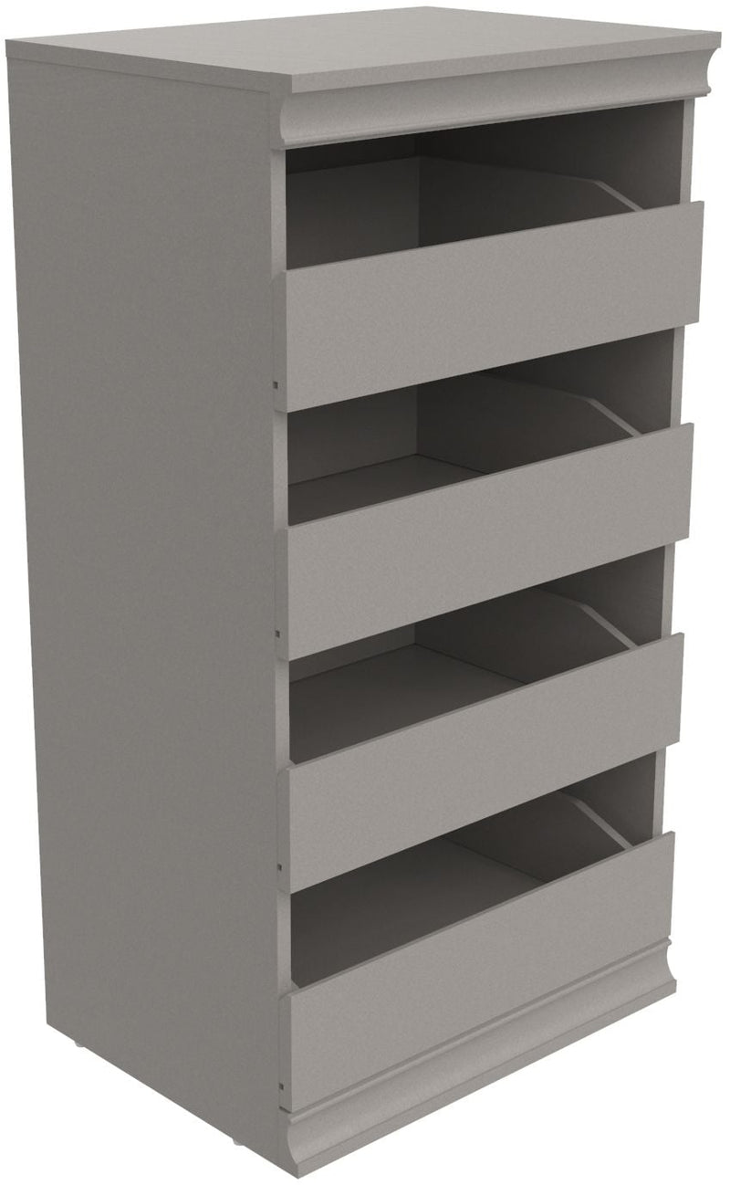 ClosetMaid Modular Stackable 4-Drawer Closet Storage Unit, Taupe O6