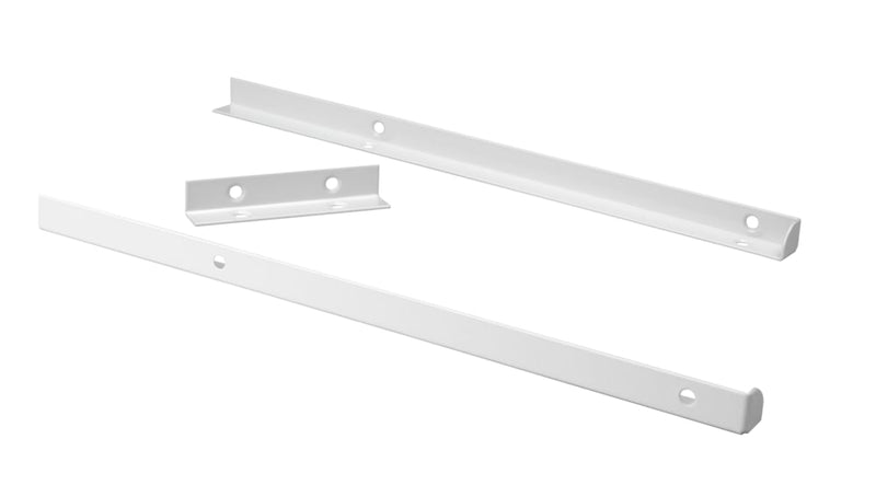 ClosetMaid Suite Symphony Metal Top Shelf Support Kit, White U8
