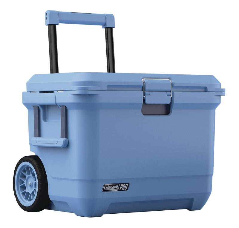 Coleman Pro Wheeled Hard Cooler, Blue, 55 QT C6