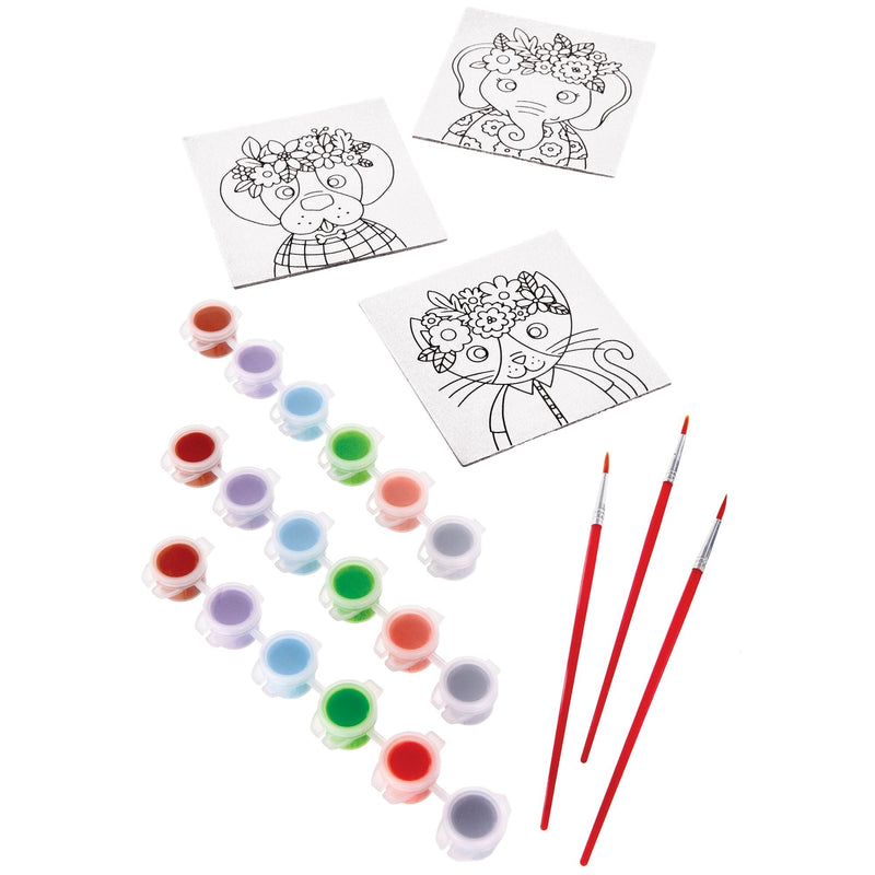 Colour Your Own Canvas Animal Set, 8-ct R2