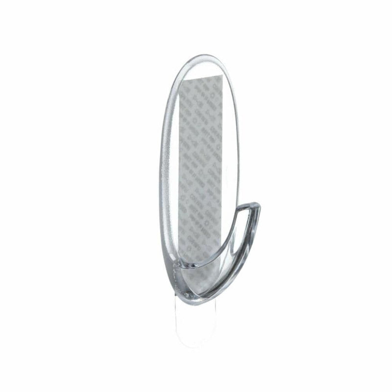 Command Clear Large Hook, Decorative, For All Weather Foam Strips Z7