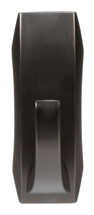 Command Large Metal Décor Hook with Adhesive Strips, Oil Rubbed Bronze, 5-lbs, 1 Strip per Pack Q0