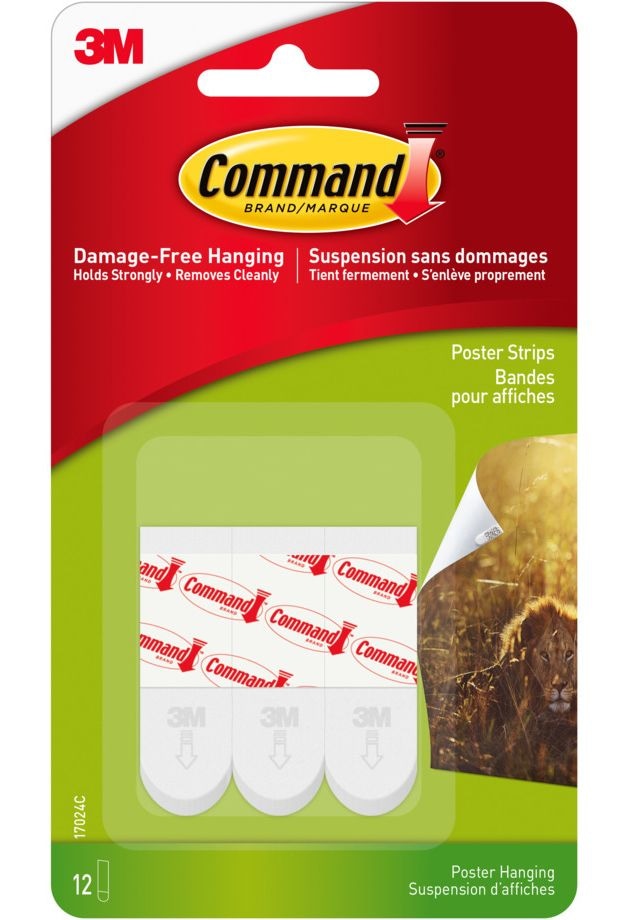 Command Removable Hook with Adhesive Strips, Damage Free Hanging, Reusable, Re-Position V9