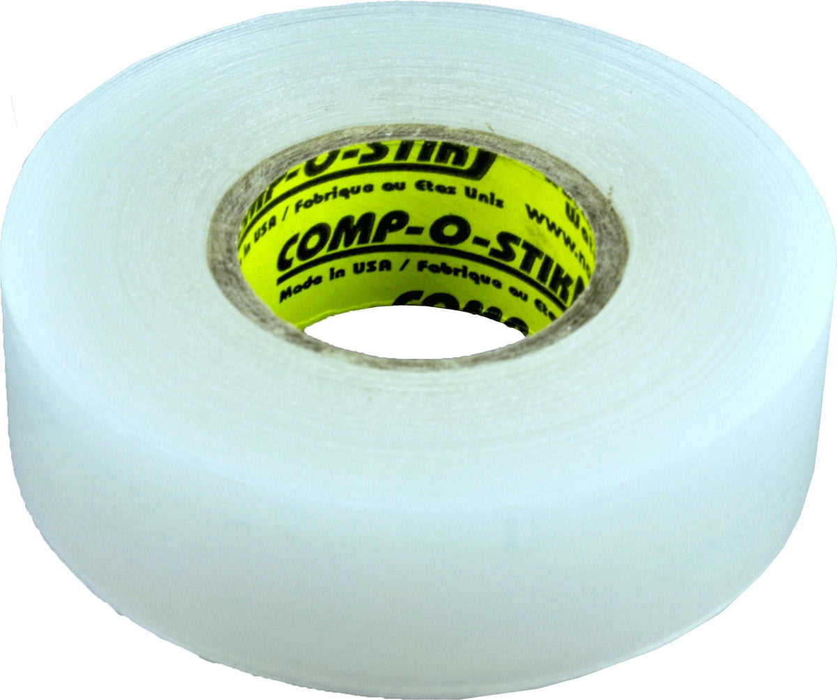 Comp-o-stik Hockey Shin Pad Tape, Clear, 24-mm x 15-m, 3-pk