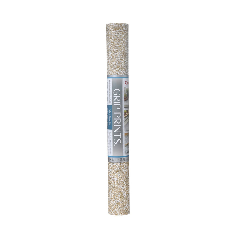 Con-Tact Grip Prints Non-Adhesive Cushioned Shelf/Drawer Liner, Beige Granite, 18-in x 4-ft G3