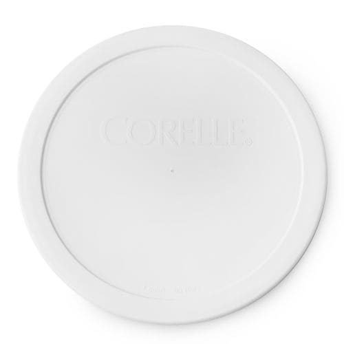 Corelle Plastic Round Bowl Lid Cover, Fits 28-oz, White N3