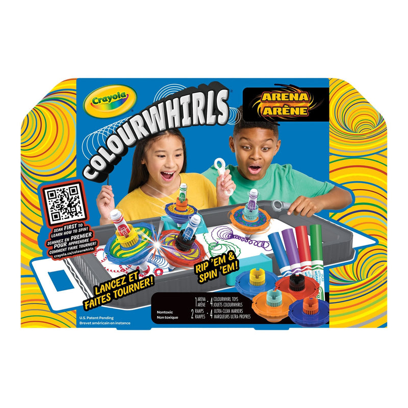 Crayola Colourwhirls 4-Player Arena Set for Ages 6+ U0