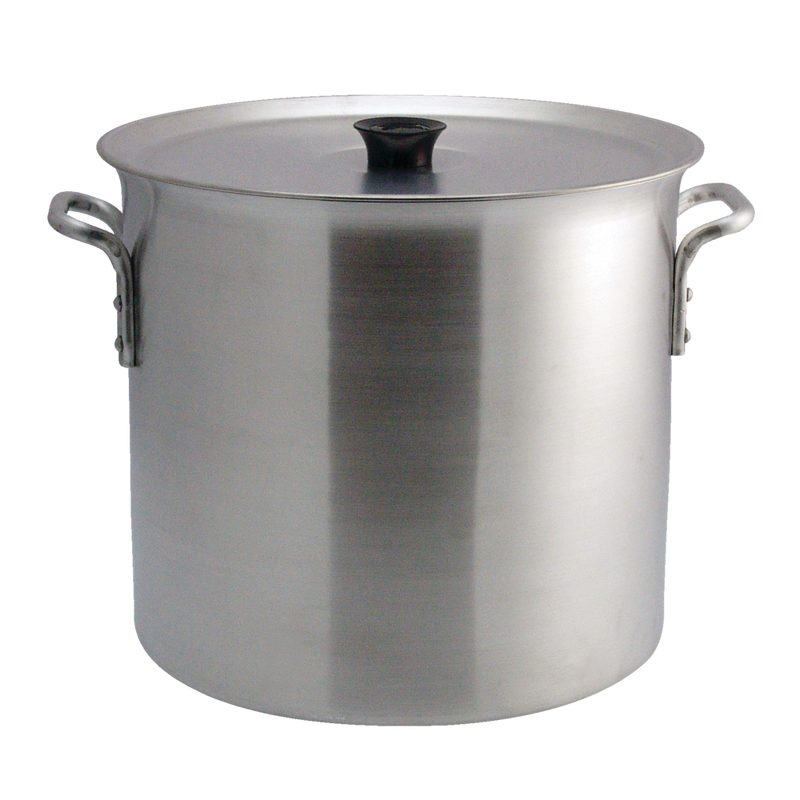 Crown Custom Heavy Duty Industrial Aluminum Stockpot with Handles, 32-L G0