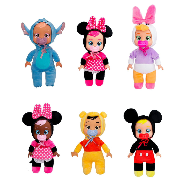 Cry Babies Tiny Cuddles Disney Character Dolls for Ages 18m+, Various Characters L5