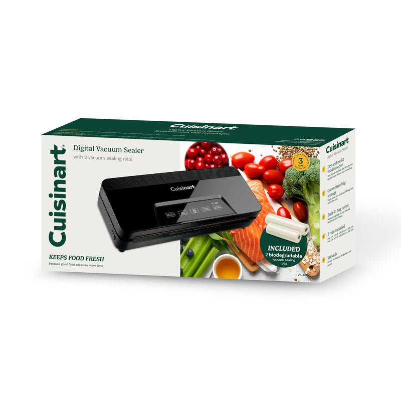 Cuisinart Digital Touch Screen Vacuum Sealer, with 2 Rolls I2