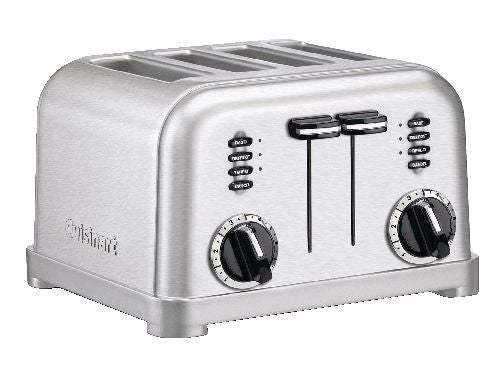 Cuisinart Metal Classic Toaster with 6 Settings, Stainless Steel, 4-Slices V5