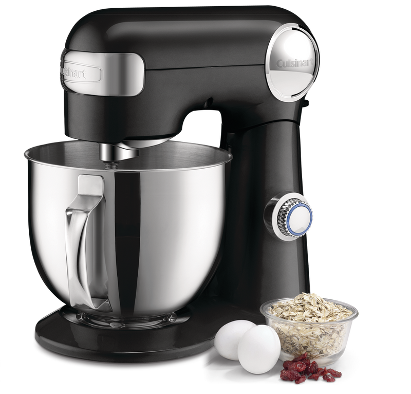 Cuisinart Precision Master Tilt-Head Stand Mixer with 12 Speeds, Black, 5.5qt N2