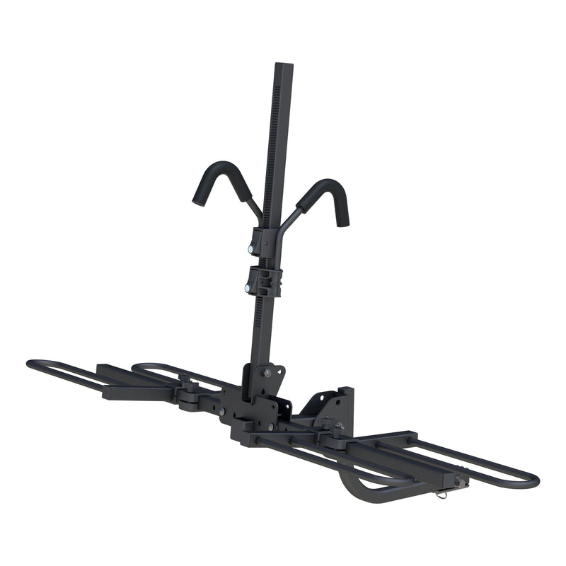 CURT 18085 2-Bike Tray-Style Hitch Mount Bike Rack, Fits 1-1/4, 2-in Receiver, Black I6