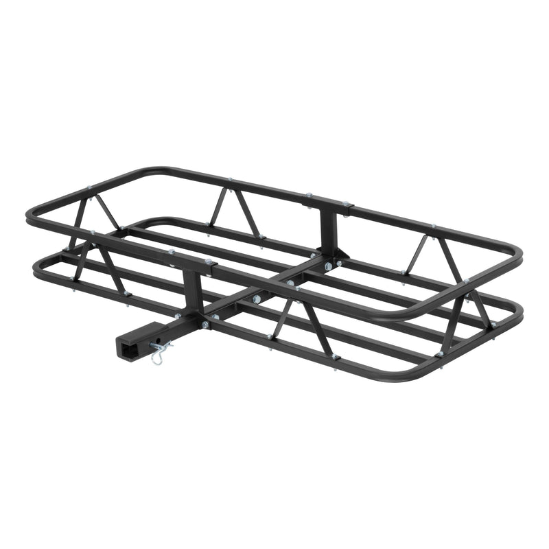 CURT 18145 48 x 20-Inch Basket Hitch Cargo Carrier, 500 lbs Capacity, Black Steel, 1-1/4, 2-In Adapter Shank Q3