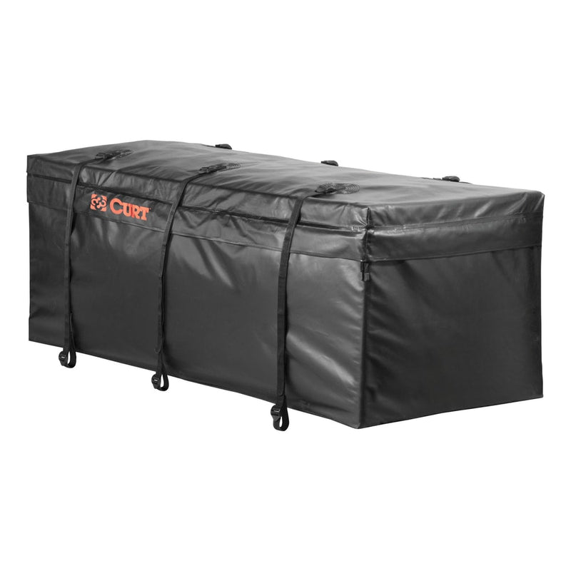 CURT 18211 Weather-Resistant Vinyl Roof Top Cargo Bag, Black, 56 x 22 x 21-in Y4