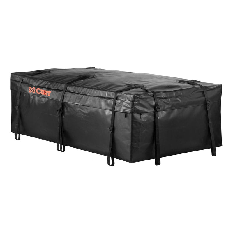 CURT 18221 Weather-Resistant Vinyl Roof Top Cargo Bag, Black, 59 x 34 x 21-in P7