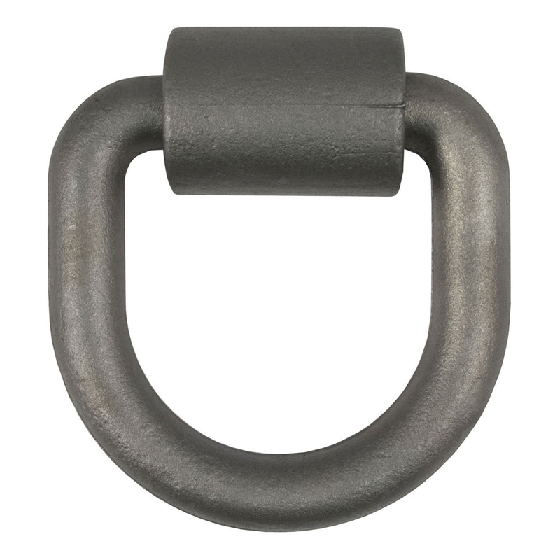 CURT 83760 3 x 3-in Weld-On Tie-Down D-Ring (8,833 lbs, Raw Steel) X9