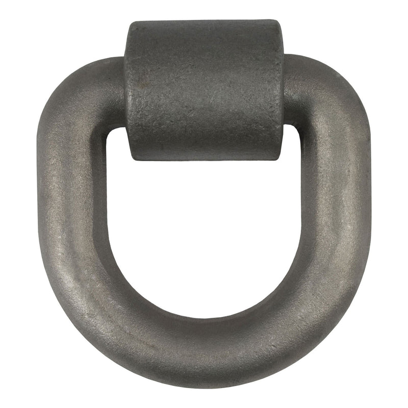 CURT 83770 3 x 3-in Weld-On Tie-Down D-Ring (15,587 lbs, Raw Steel) N7
