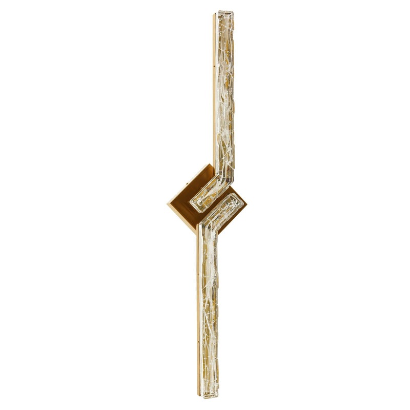CWI Lighting Contour Integrated LED 33in Brass Vanity Light J2