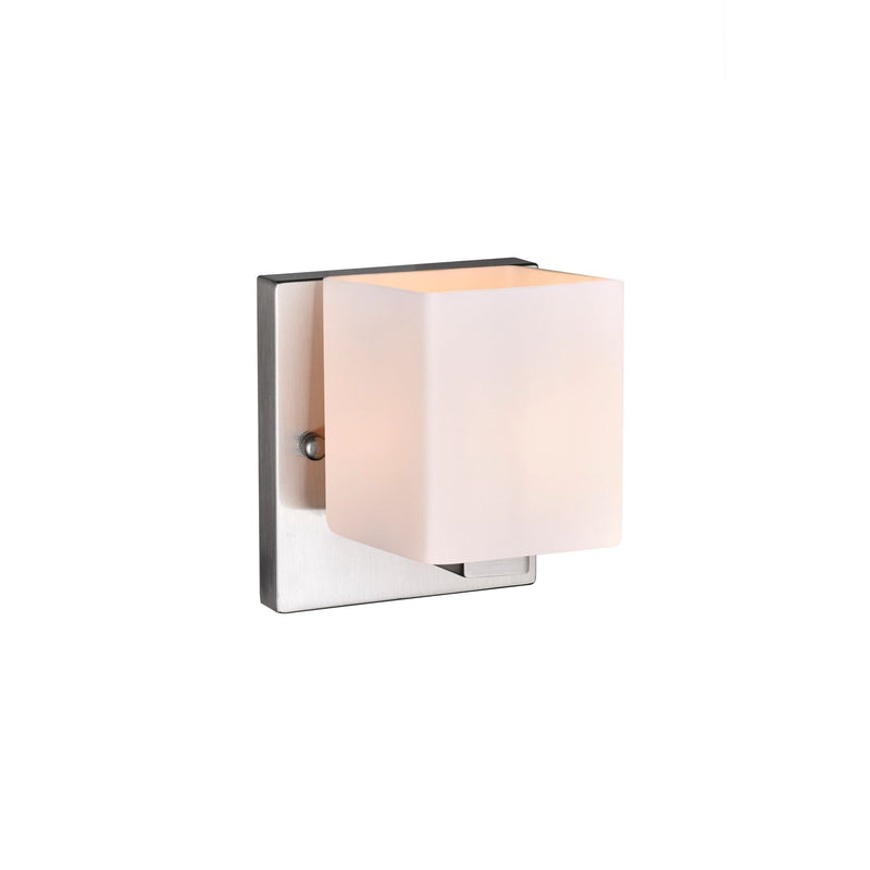 CWI Lighting Cristini 1-Light Nickel Bathroom Sconce K8