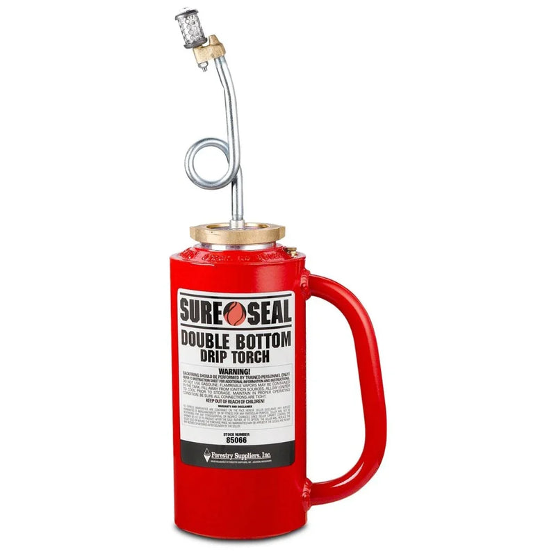 Forestry Suppliers Sure-Seal Red OSHA Double-Bottom Drip Torch R8