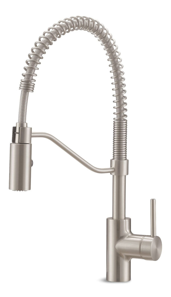 Danze Jasper Single Handle Pull Down Kitchen Faucet, Stainless Steel I5