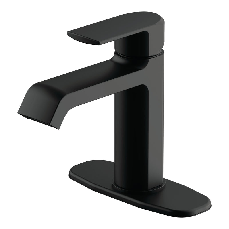 Danze Karter 1-Handle Lavatory/Bathroom Sink Faucet, Lead-Free, Matte Black L2