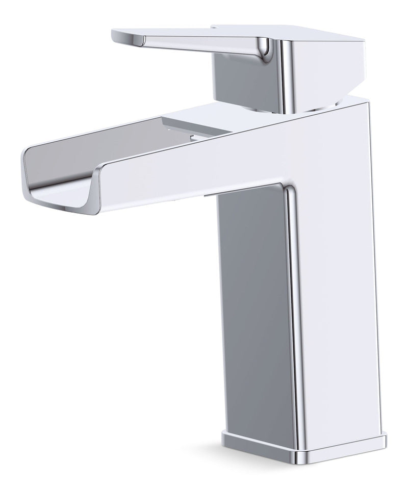 Danze Reeve Single Handle Single Hole 4-in Centerset Bathroom Sink Faucet with Pop-up Drain, Chrome U1