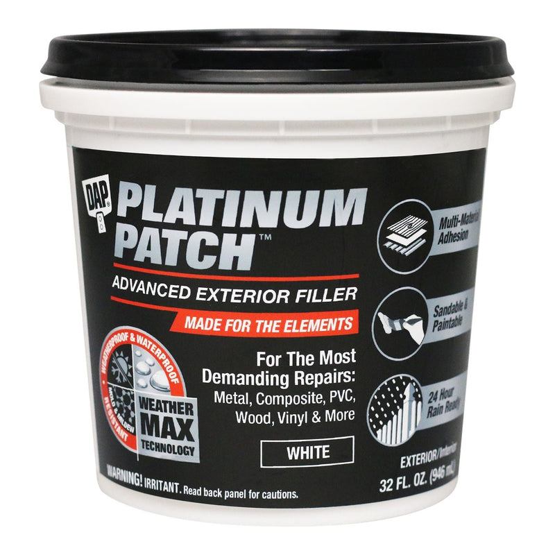 DAP Platinum Patch Advanced Exterior Filler, 946-ml W5