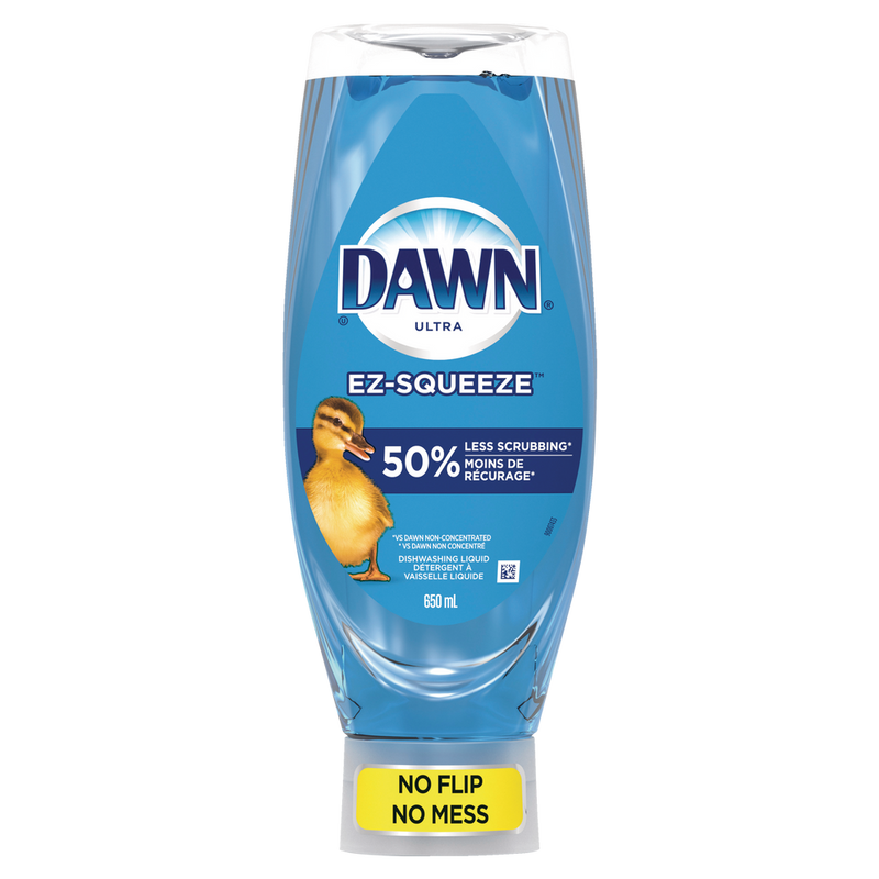 Dawn EZ-Squeeze Ultra Dish Soap Dishwashing Liquid, Original, 650 ml P4