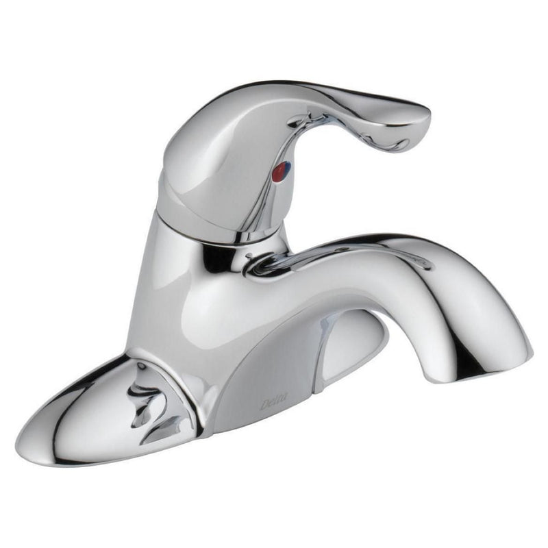 Delta 1-Handle Centerset Lavatory Faucet with Pop-up, Chrome Q4