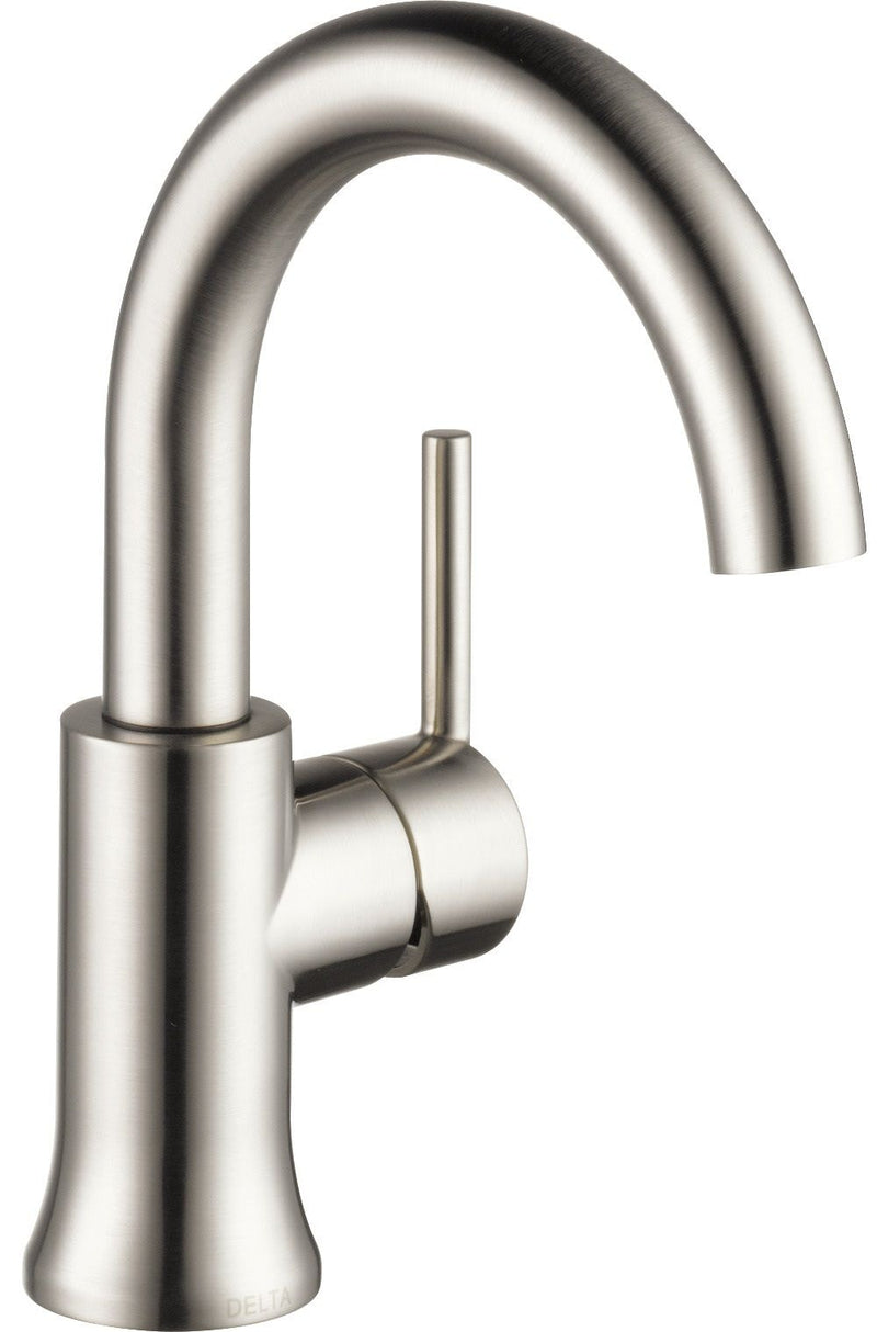 Delta 1-Handle High-Arc Lavatory Faucet, Stainless X8