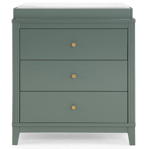 Delta Eloise 3-Drawer Dresser with Changing Top, Grassy Glen G3