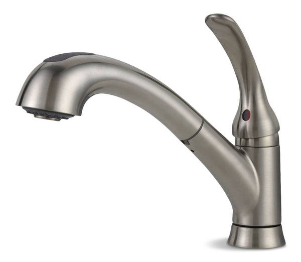 Delta Faucet Casey Single-Handle Pull-Out Kitchen Faucet, Stainless Finish A9