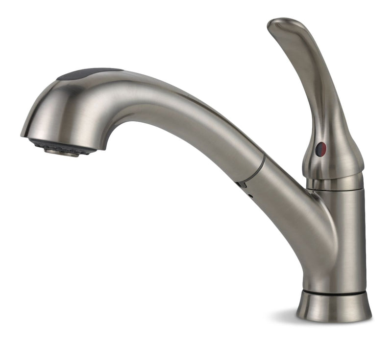 Delta Faucet Casey Single-Handle Pull-Out Kitchen Faucet, Stainless Finish F9