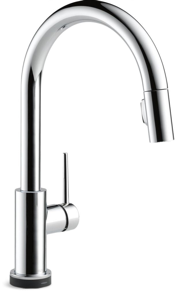 Delta Trinsic Faucet Single Handle High Arc Pull Down Kitchen Faucet O8