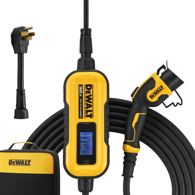 DeWalt 32A Level 1 & 2 NEMA 14-50 J1772 EV Charger F9