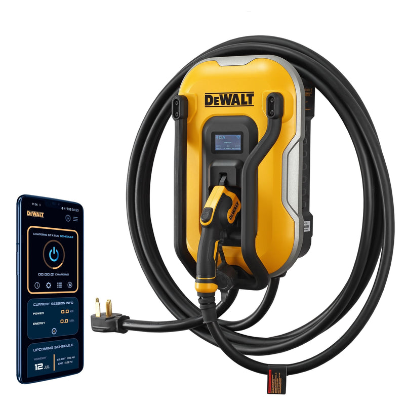 DeWalt 40A Wi-Fi Level 2 NEMA 14-50 J1772 EV Charger G9