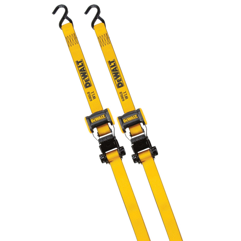 DEWALT DXBC18002 1,800-lb Ratchet Tie-Down Straps, 1.25-in x 12-ft, 2-pk P5