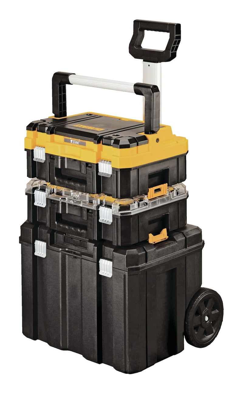 DEWALT TSTAKModular Portable Tower Toolbox/Tool Storage System with Wheels & Lids, 20x17x27-in, 3-pc J9