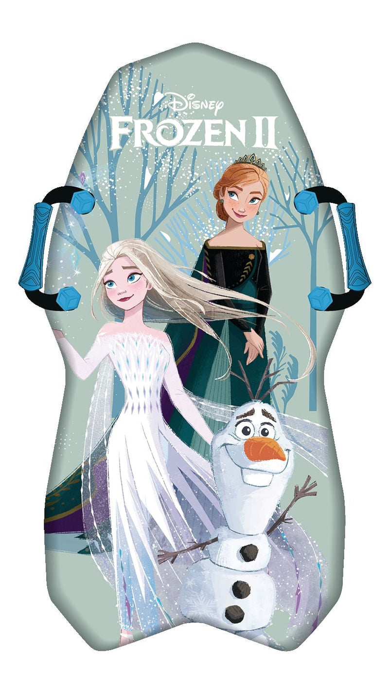 Disney Frozen 2 Kids' 1-Person Lightweight Foam Winter Snow Sled/Toboggan with Handles R0