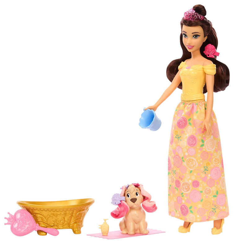 Disney Princess Doll and Feature Pet Playset for Ages 3+ S4