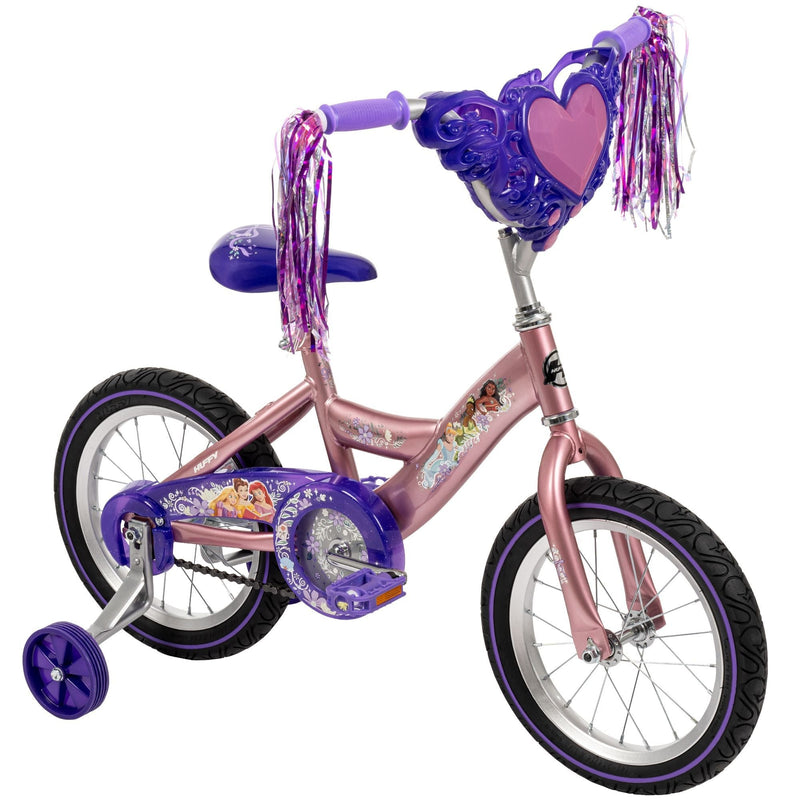 Disney Princess Kids' Bike with Removable Training Wheels, 14-in Z9