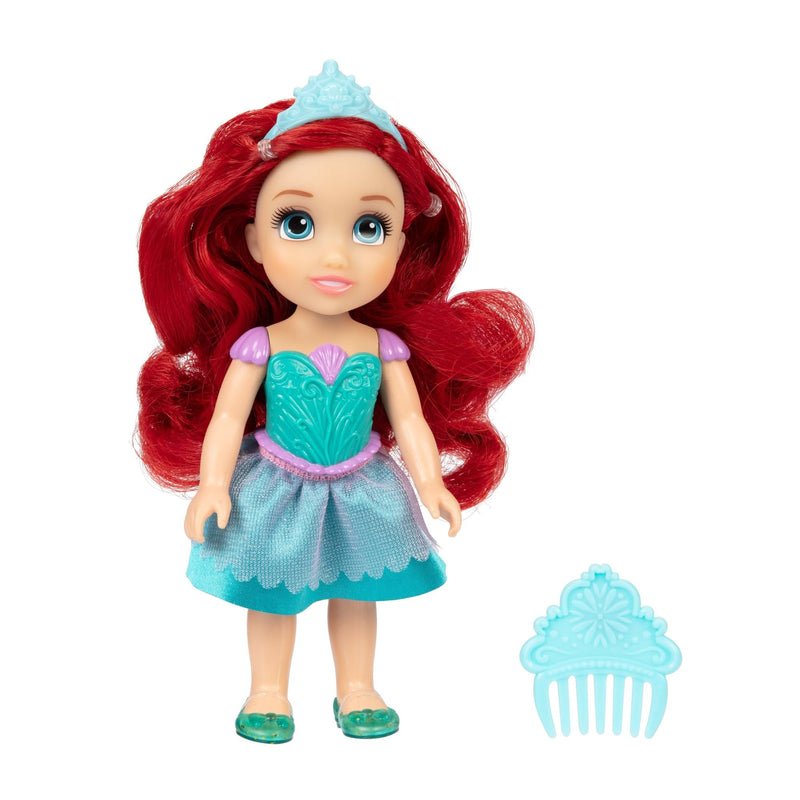 Disney Princess Petite 6-in Dolls, Assorted Styles, Ages 3+ X3