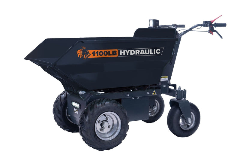 DK2 POWER by Marlon 1100 lb Self-Drive Electric Dump Cart U0